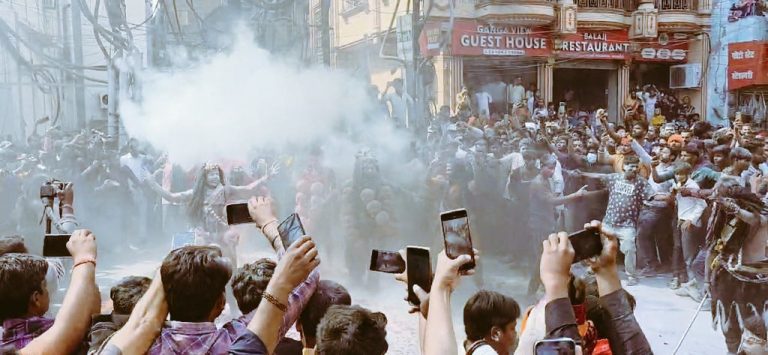 Masan Holi Celebrated at Varanasi’s Manikarnika Ghat