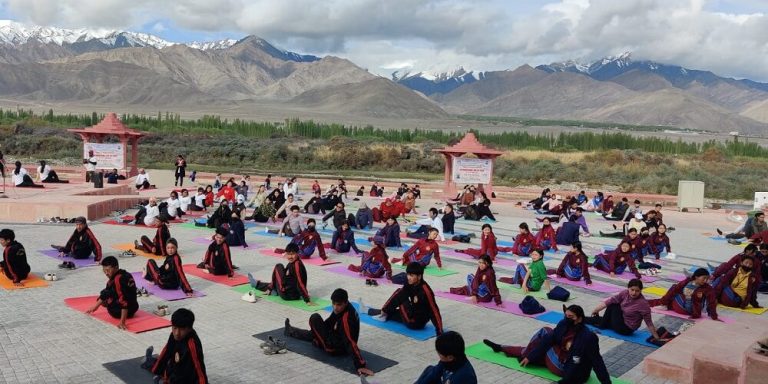 Yoga at 11,562 Feet: NISR Hosts a High-Altitude Event in Leh
