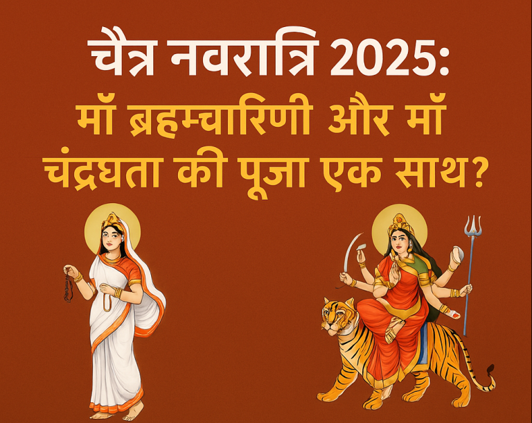 chaitra navratri 2025: माँ ब्रह्मचारिणी और माँ चंद्रघंटा की पूजा एक साथ क्यों?
