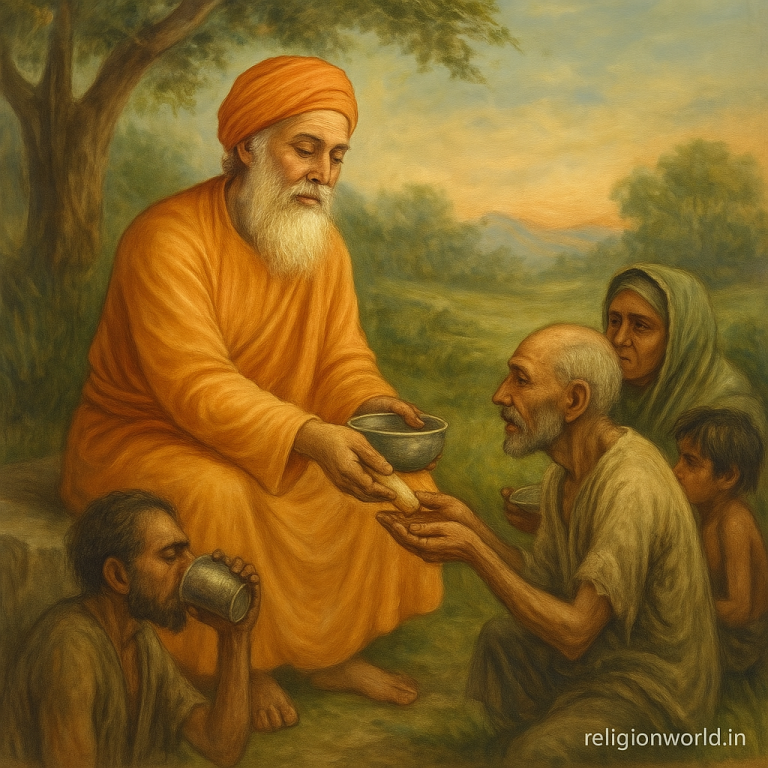 सच्चे संत की पहचान – निस्वार्थ सेवा