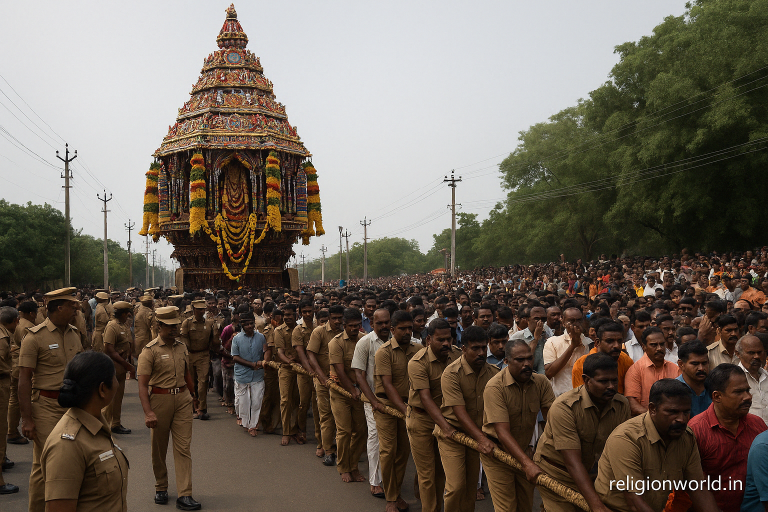 Samayapuram Temple Car Festival (April 15, 2025)