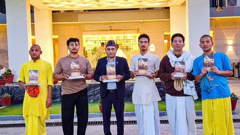 Grand Hotel in Surkhet Places Prabhupada’s Books in All Their Rooms