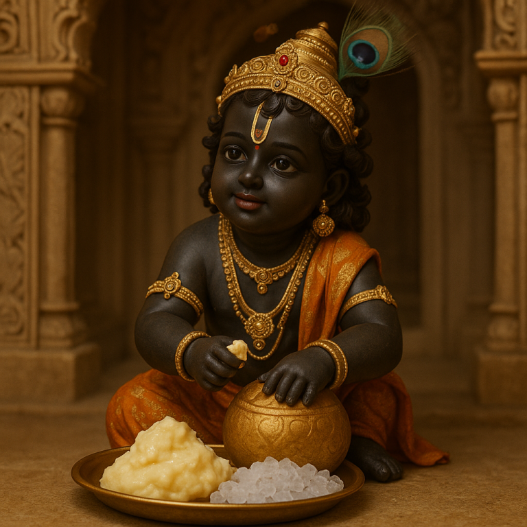 जन्माष्टमी पर मक्खन-मिश्री क्यों चढ़ाई जाती है?