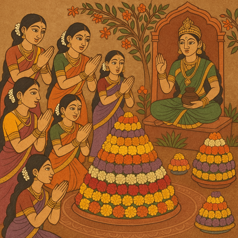 बथुकम्मा उत्सव क्या है? क्यों होती है देवी गौरी की पूजा?