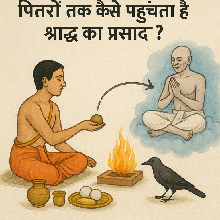 पितरों तक कैसे पहुँचता है श्राद्ध का प्रसाद?