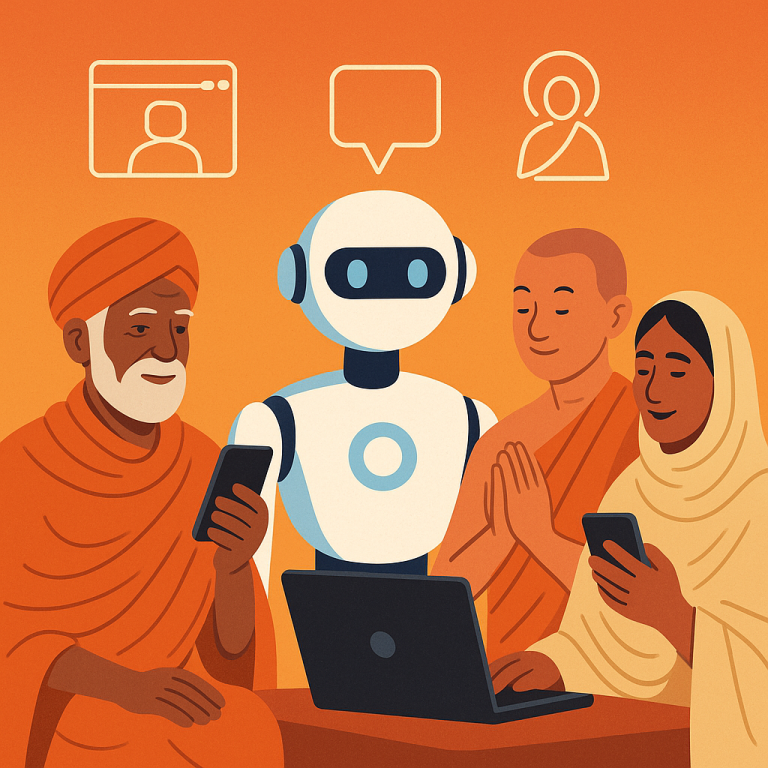Spiritual Leaders & AI: Using Chatbots, Virtual Darshan and More for Outreach
