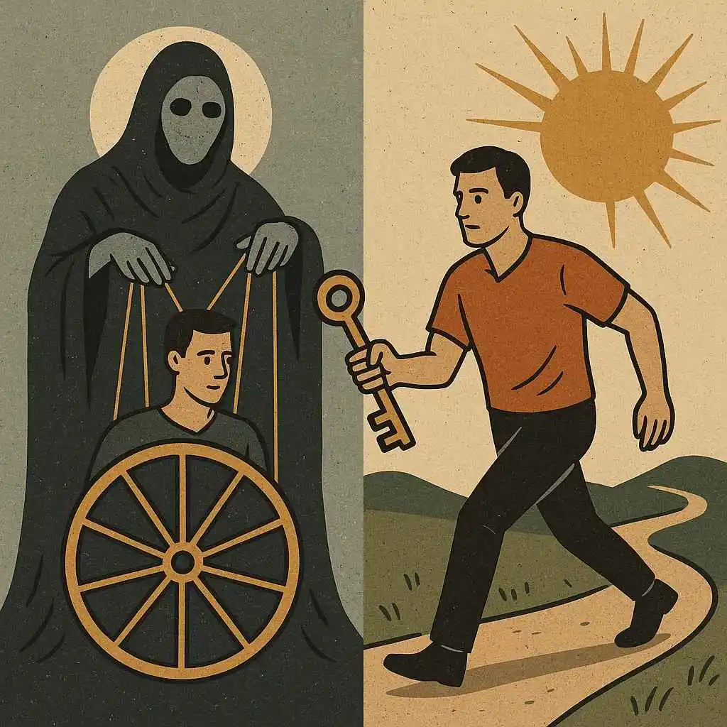 The Role of Destiny vs Free Will in Human Life