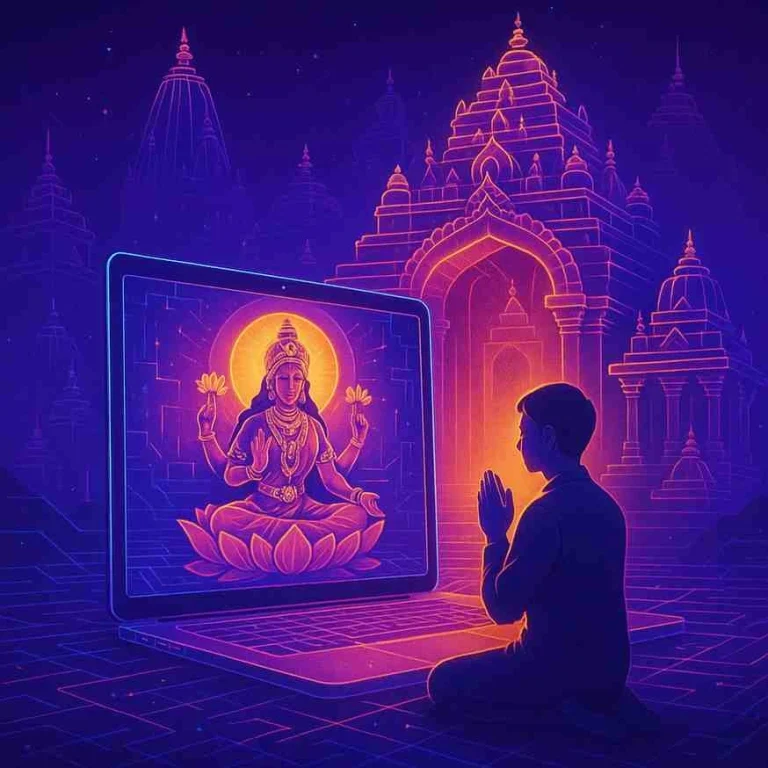 Digital Temples and Online Darshans — The New Era of Devotion