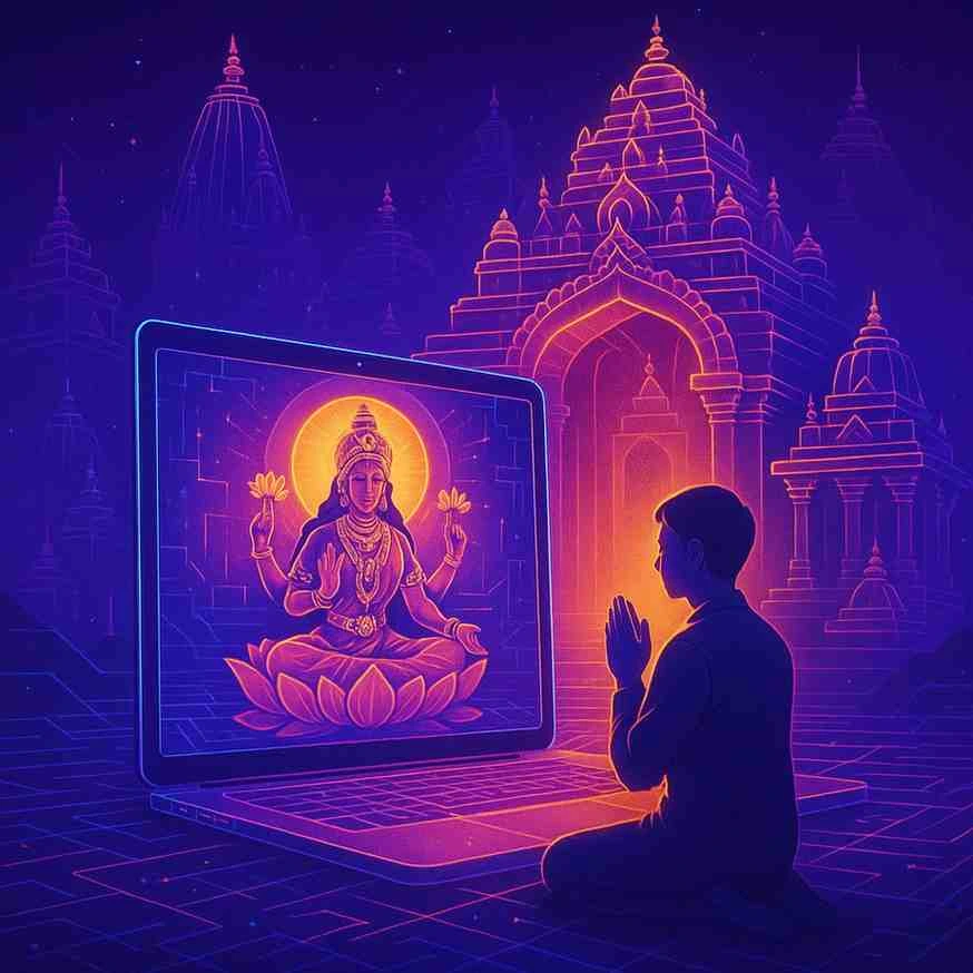 Digital Temples and Online Darshans — The New Era of Devotion