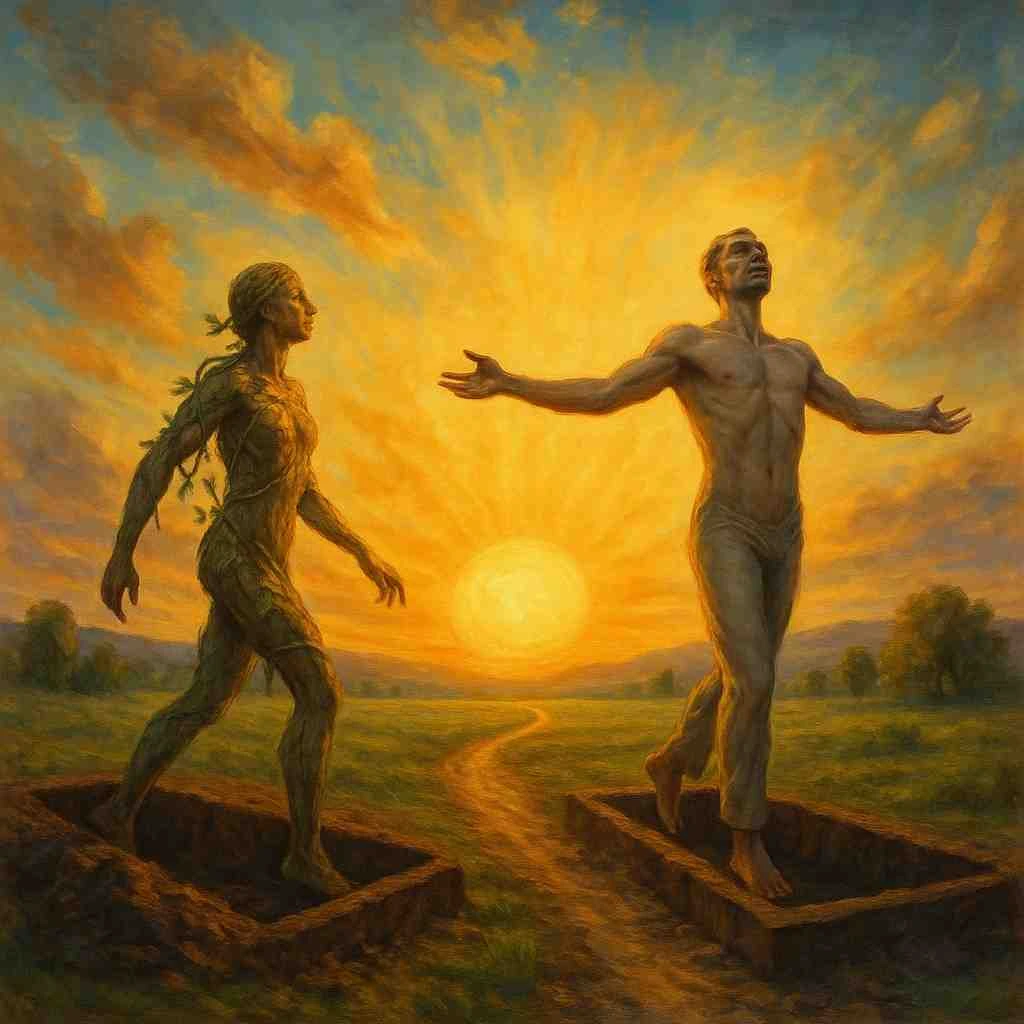 Rebirth and Resurrection: Different Roads to Eternal Life