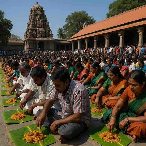 मटन बिरयानी प्रसाद: वह मंदिर जहाँ हर साल हजारों भक्त मटन बिरयानी का प्रसाद ग्रहण करते हैं