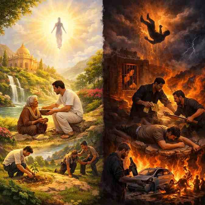 कर्म का सिद्धांत: अच्छे और बुरे कर्म का वास्तविक परिणाम क्या है?