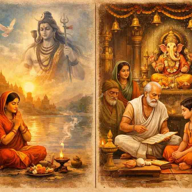 आस्था और परंपरा में अंतर क्या है?