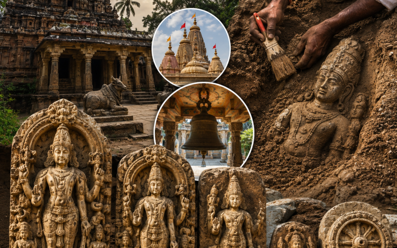 आंध्र प्रदेश के शिव मंदिर में मिलीं प्राचीन वैष्णव मूर्तियां, इतिहास के छिपे पन्ने फिर आए सामने