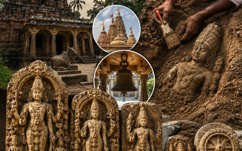 आंध्र प्रदेश के शिव मंदिर में मिलीं प्राचीन वैष्णव मूर्तियां, इतिहास के छिपे पन्ने फिर आए सामने