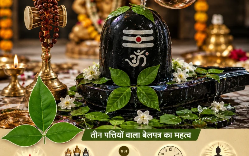 भगवान शिव को तीन पत्तियों वाला बेलपत्र ही क्यों चढ़ाया जाता है? जानिए सावन में इसका धार्मिक महत्व