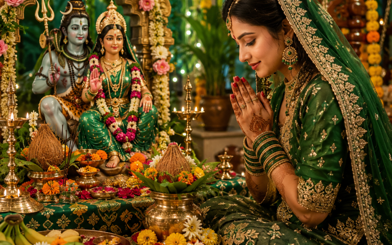 हरियाली तीज 2026: विवाहित महिलाएं व्रत और पूजा के दौरान क्या करें और क्या नहीं? जानिए धार्मिक निय