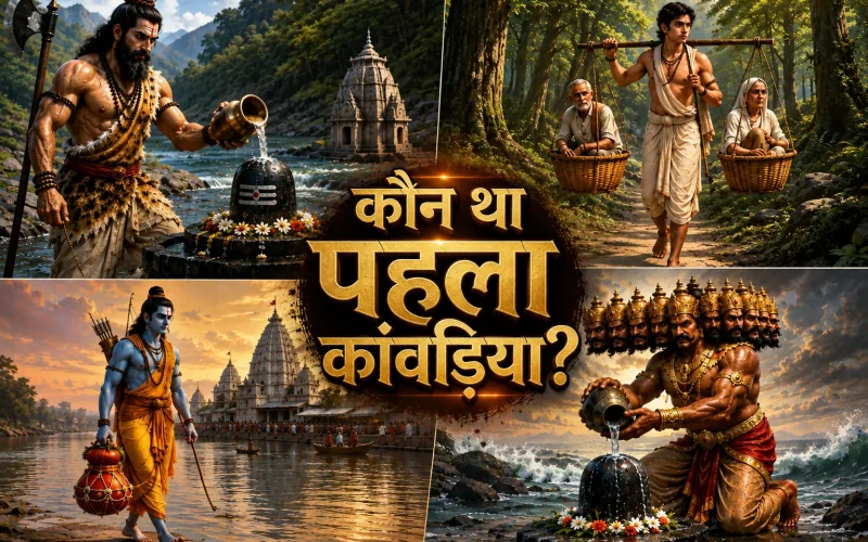 कौन था पहला कांवड़िया? परशुराम, श्रवण कुमार, भगवान राम या रावण….जानें चारों मान्यताओं की कहानी