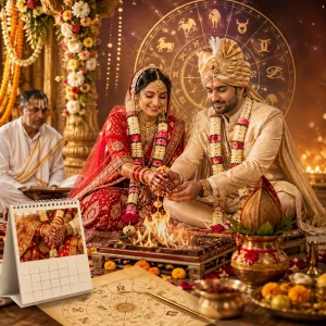 विवाह मुहूर्त 2027 महीनेवार शुभ तिथि कैलेंडर
