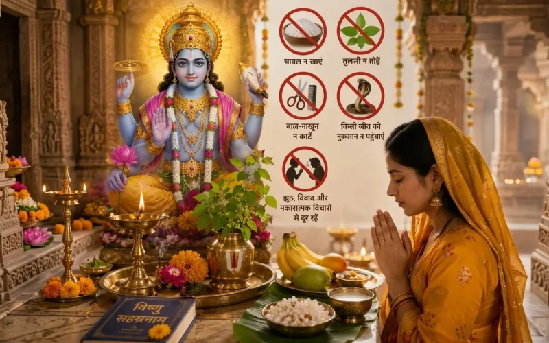 पुत्रदा एकादशी 2026: चावल से लेकर तुलसी तोड़ने तक, इन कामों से रहें दूर, जानें व्रत का महत्व